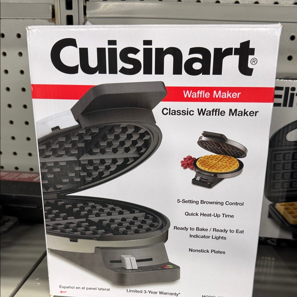 Cuisinart Black Waffle Maker